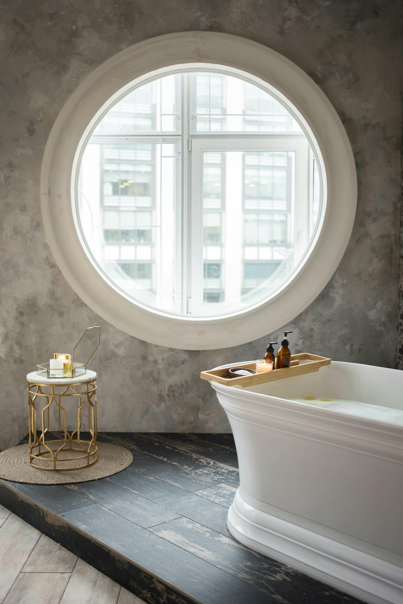 Badezimmerfenster rund