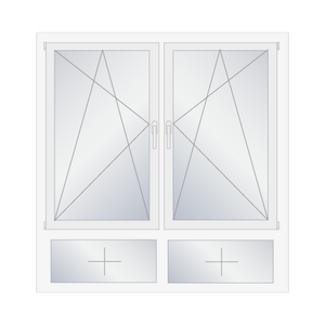Dreh Kipp Links Dreh Kipp Rechts Pfosten Unterlicht Fest Fest