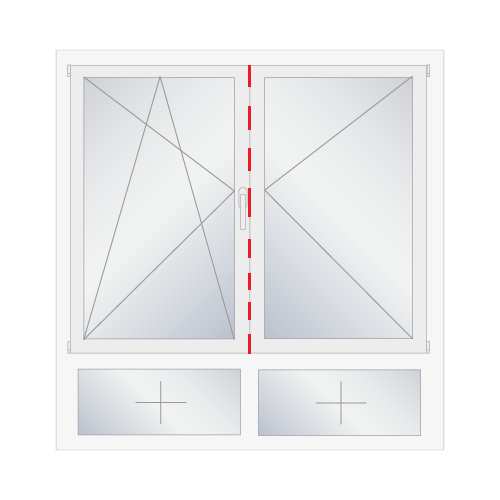 Dreh Kipp Links Dreh Rechts Stulp Unterlicht Fest Fest
