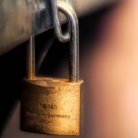 Vorhängeschloss für Sicherheit